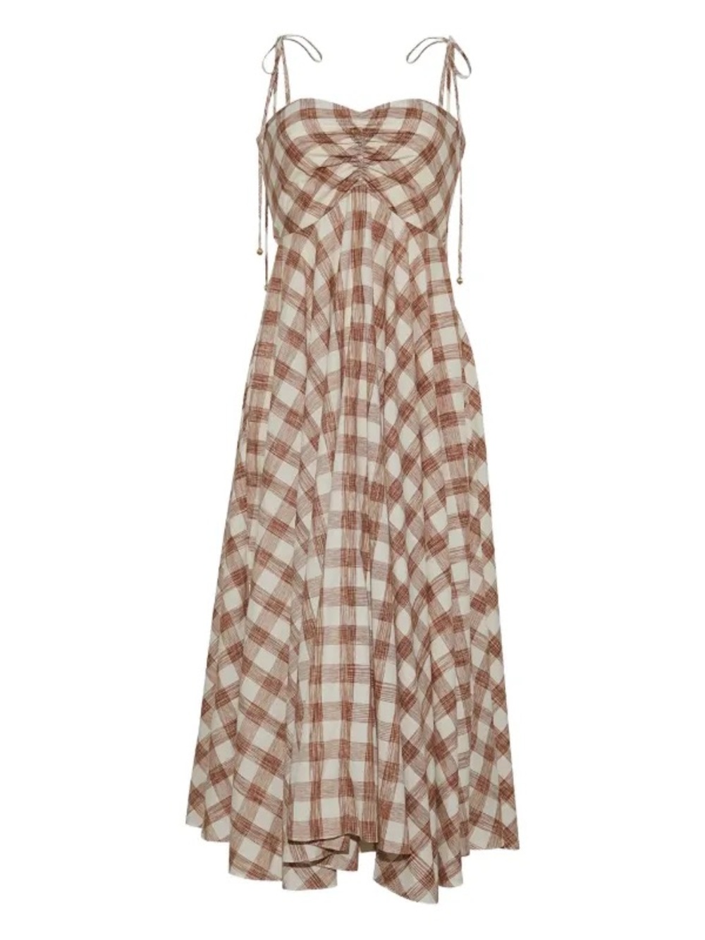 Cara Cara Sunray gingham midi dress size XS